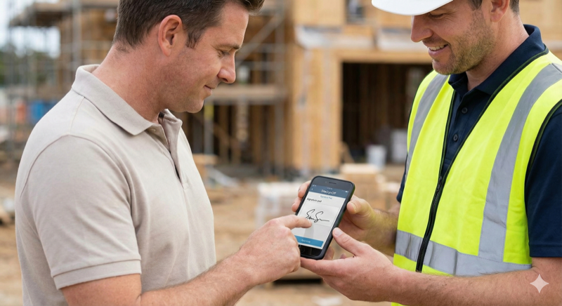 Screenshot showing AI invoice generation interface